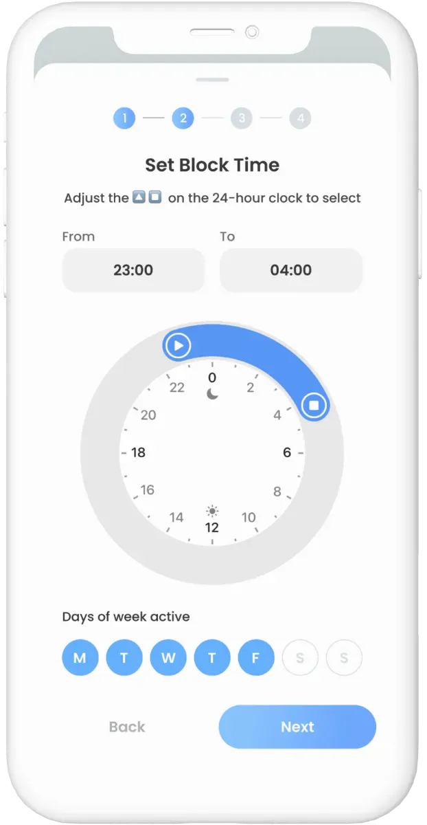 Blockin app screenshot