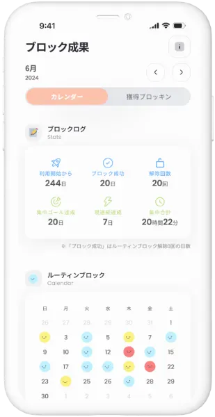 ブロック成果を
振り返りやすい - 1