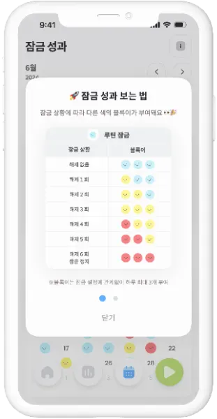 잠금 성과를
쉽게 되돌아보기 - 3